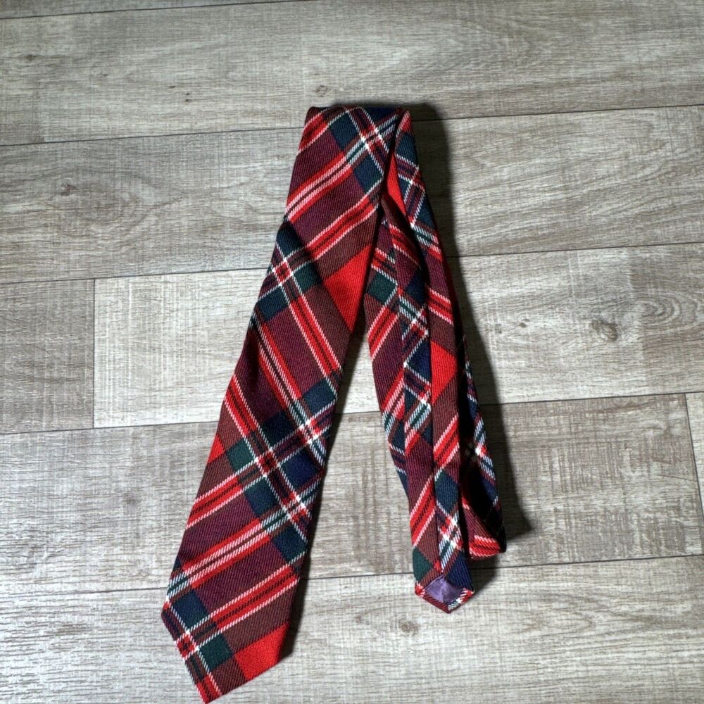 Lochcarron Scotland Wool Tartan Plaid Neck Tie MacDougall Heritage Classic